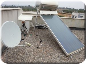 Antena panel solar